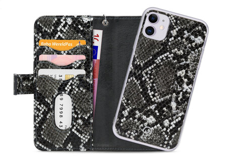 Mobilize 2in1 Gelly Wallet Zipper Case Apple iPhone 11 Black/Snake