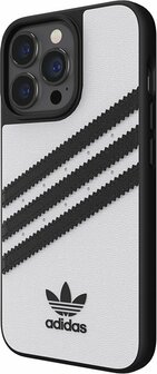 adidas Moulded Case PU hoesje voor iPhone 13 &amp; iPhone 13 Pro - Wit