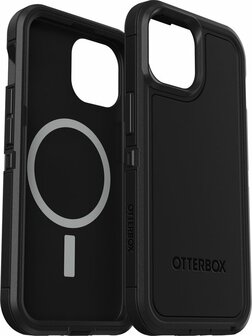 OtterBox Defender XT Case - Geschikt voor Apple iPhone 15 (13 &amp; 14) - MagSafe - Zwart