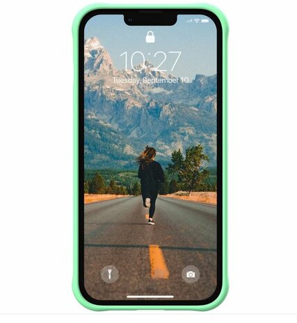 UAG Dot flexibel TPU backcover case voor Apple iPhone 13 / 14 / 15 - Spearmint