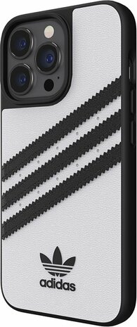 adidas Moulded Case PU hoesje voor iPhone 13 & iPhone 13 Pro - Wit