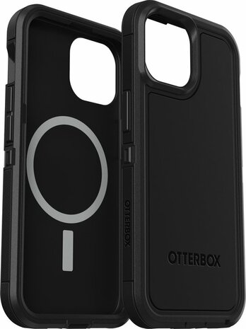 OtterBox Defender XT Case - Geschikt voor Apple iPhone 15 (13 & 14) - MagSafe - Zwart