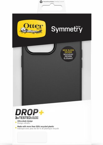 Otterbox - Symmetry hoesje - Geschikt voor de iPhone 14 Pro Max - Zwart